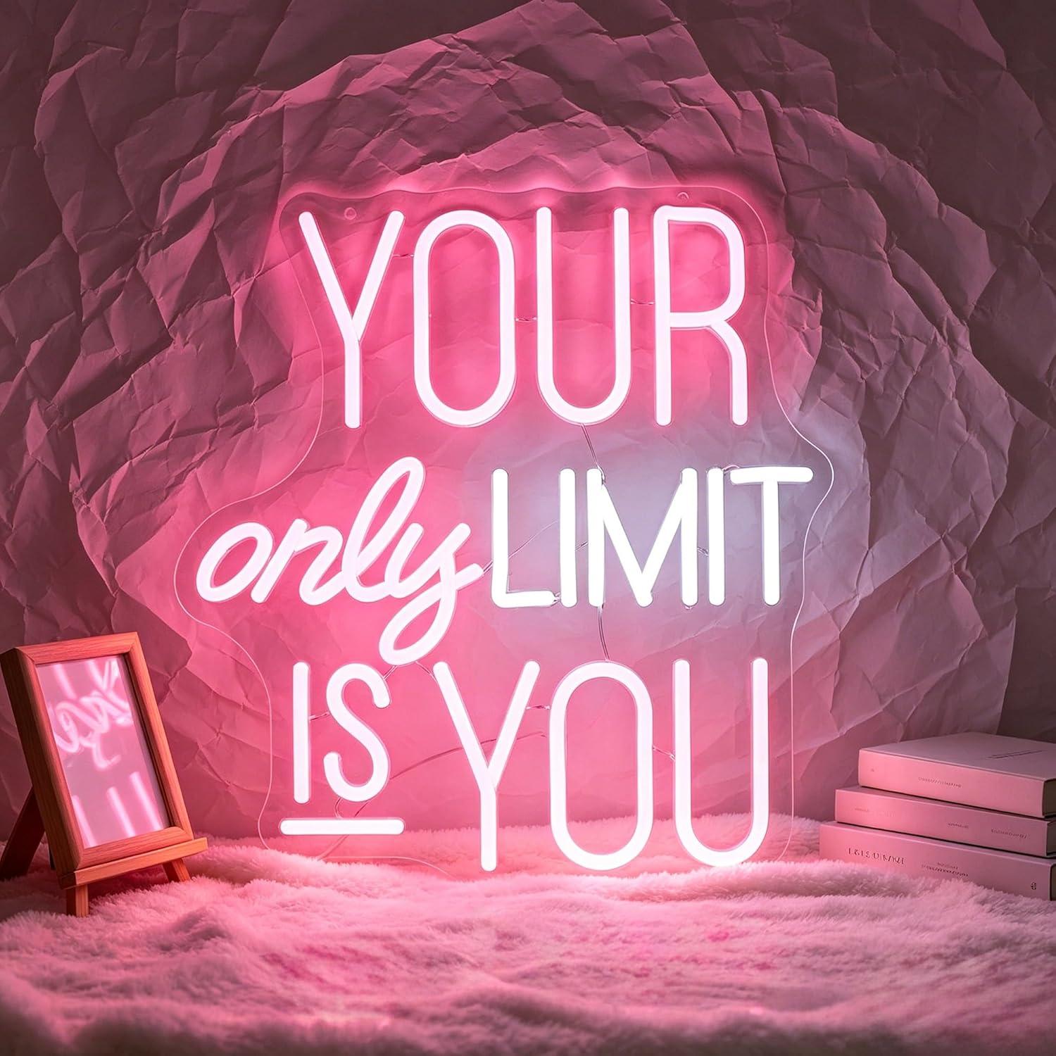 Home Gym Neon Sign - Letrero de Neón con la Frase
