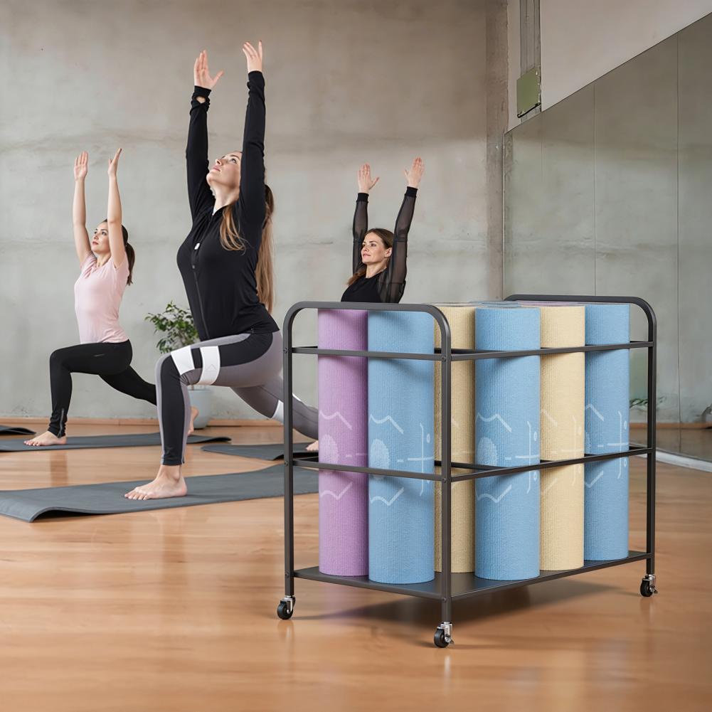 Home Gym Yoga Mat Storage - Estante de Almacenamiento para Esterillas de