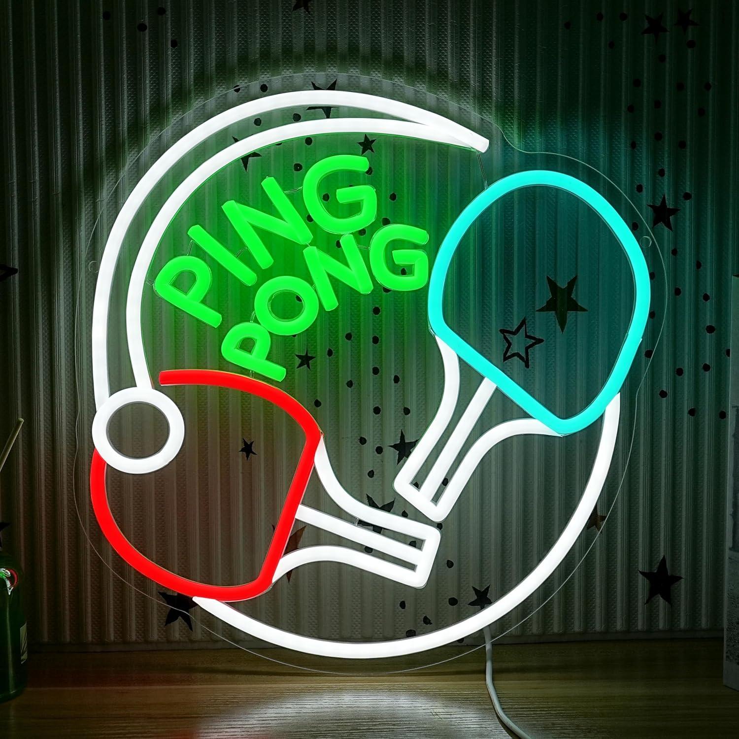 Home Gym Neon Sign - Letrero Luminoso LED USB Regulable con