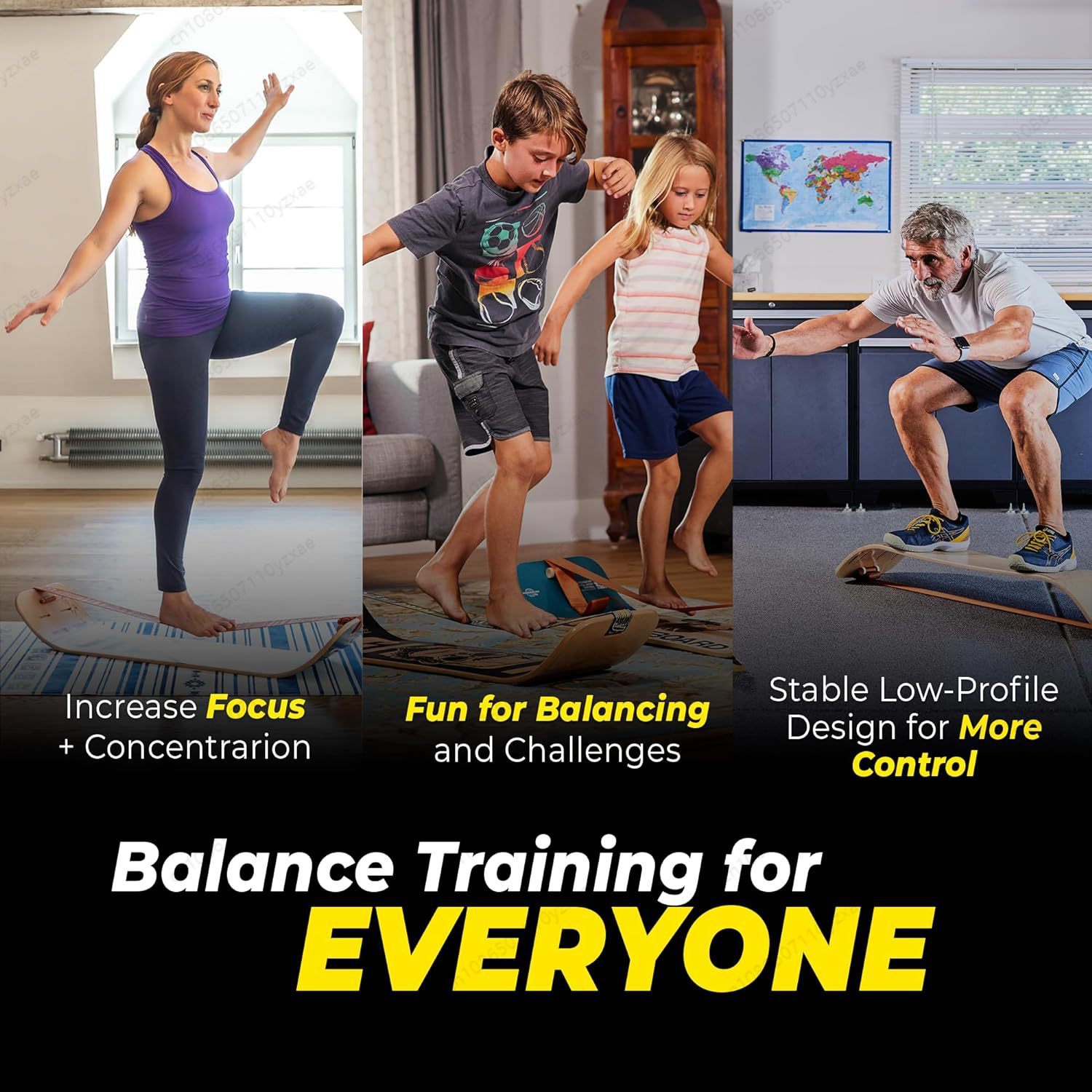 Tabla de Equilibrio Slackline  - Wobble Board Balance reseña y precio