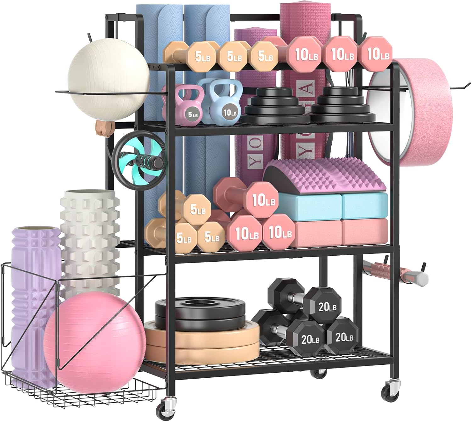 Almacenamiento para Gimnasio e - Home Gym Workout reseña y precio