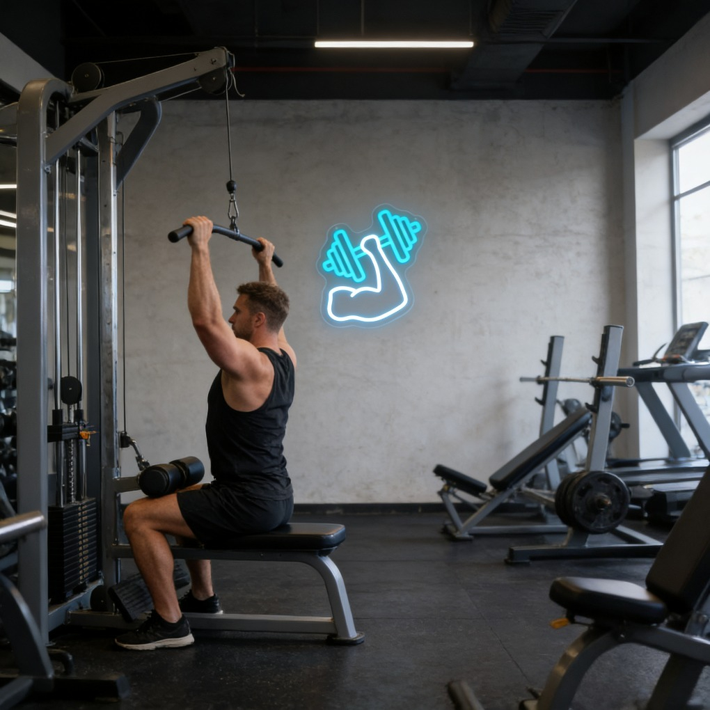 Letrero de Neón LED con Diseño - Home Gym Neon Sign reseña y precio