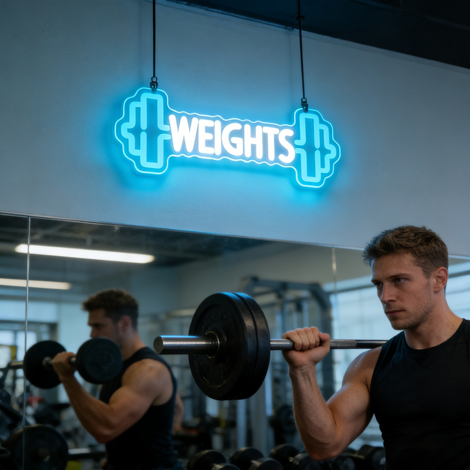 Letrero Luminoso LED de Neón c - Home Gym Neon Sign reseña y precio