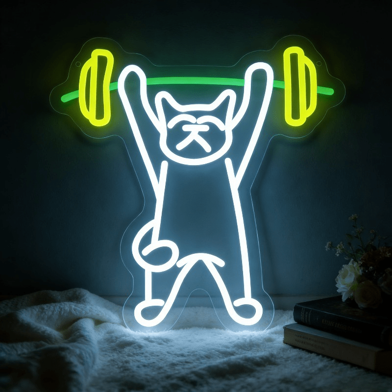 Letrero de Neón LED con Diseño - Home Gym Neon Sign reseña y precio