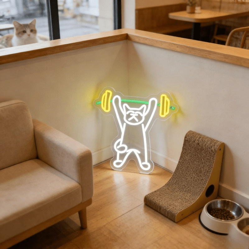 Letrero de Neón LED con Diseño - Home Gym Neon Sign reseña y precio