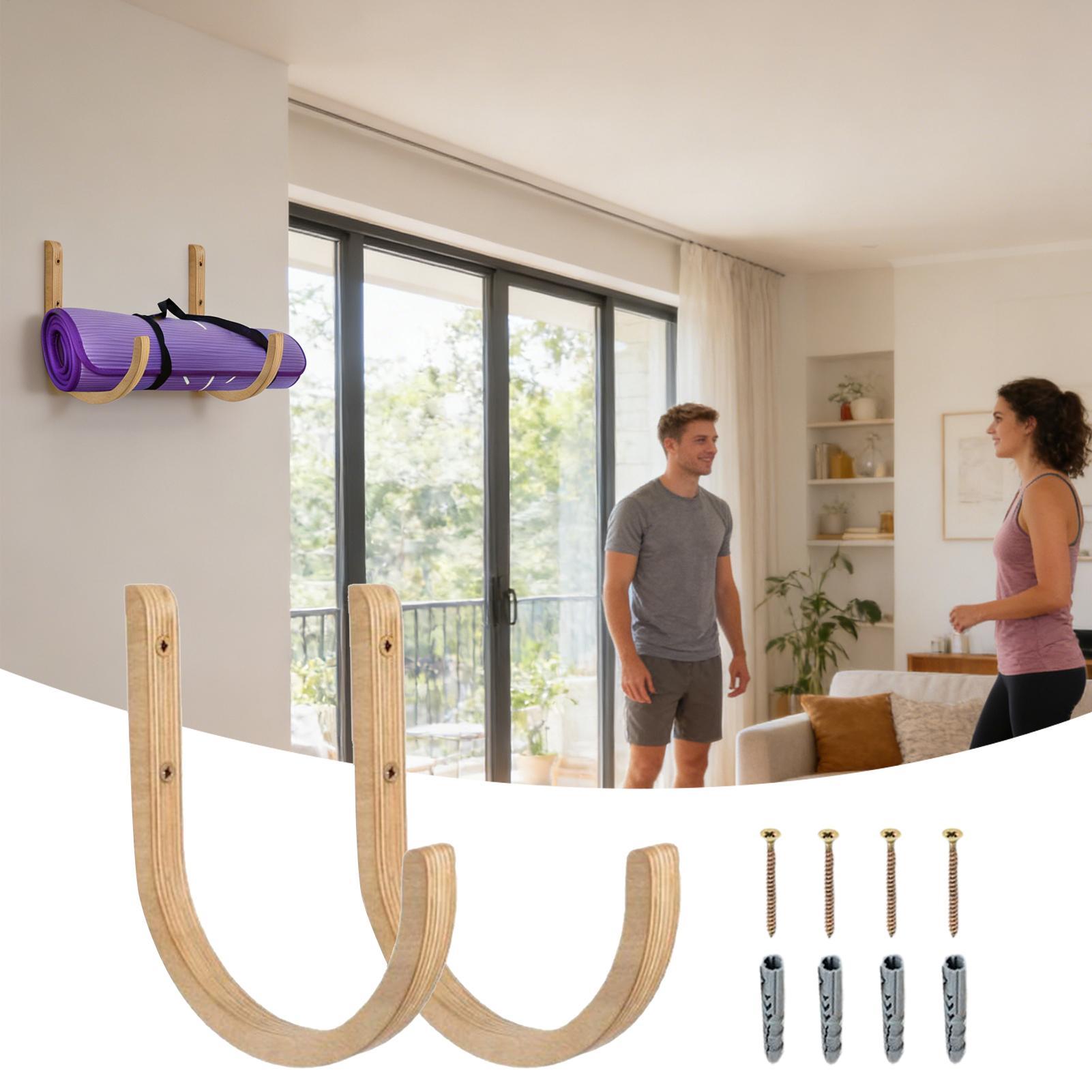 Organizador de colchonetas de  - Home Gym Yoga Mat Storage reseña y precio