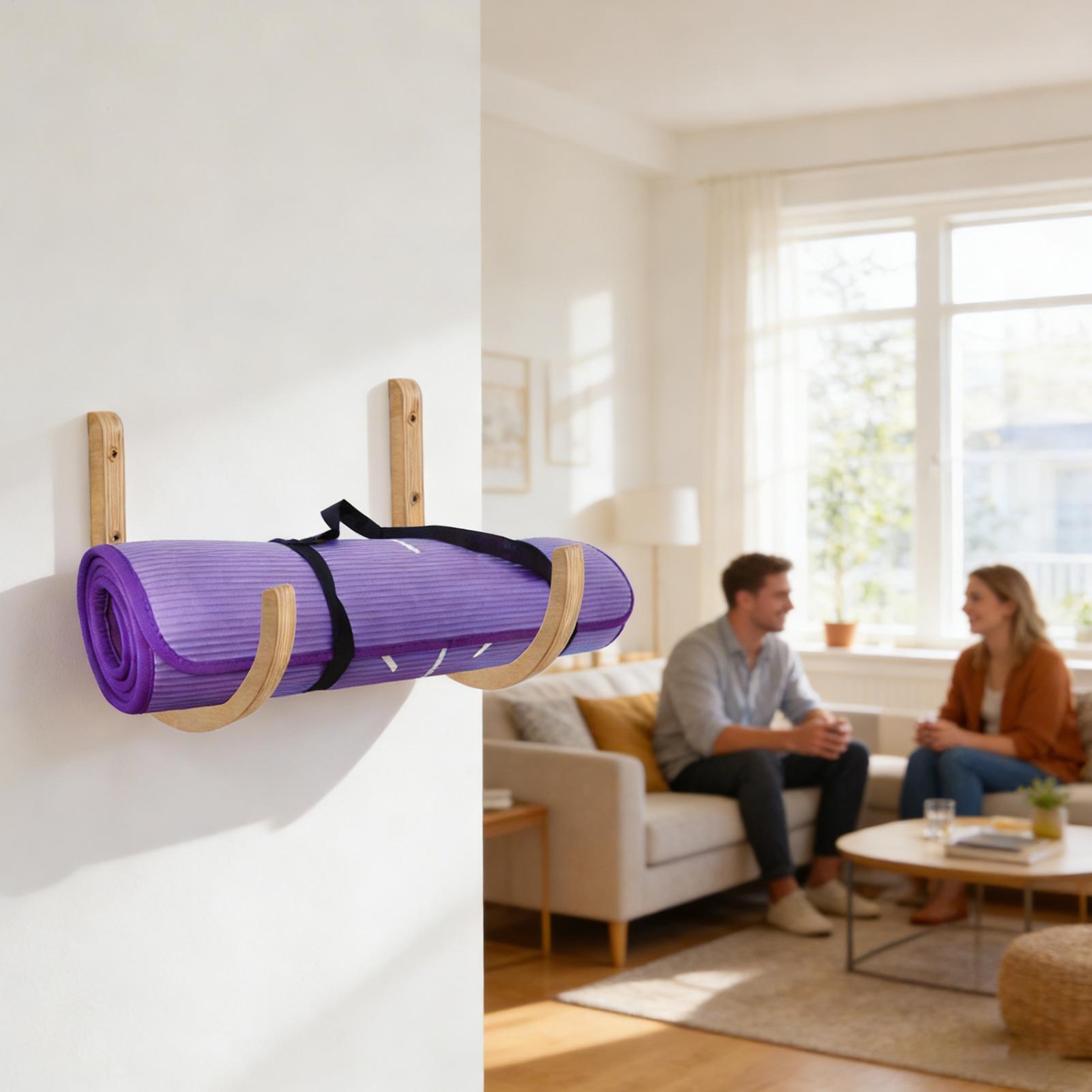 Soporte para Esterilla de Yoga - Home Gym Yoga Mat Storage reseña y precio