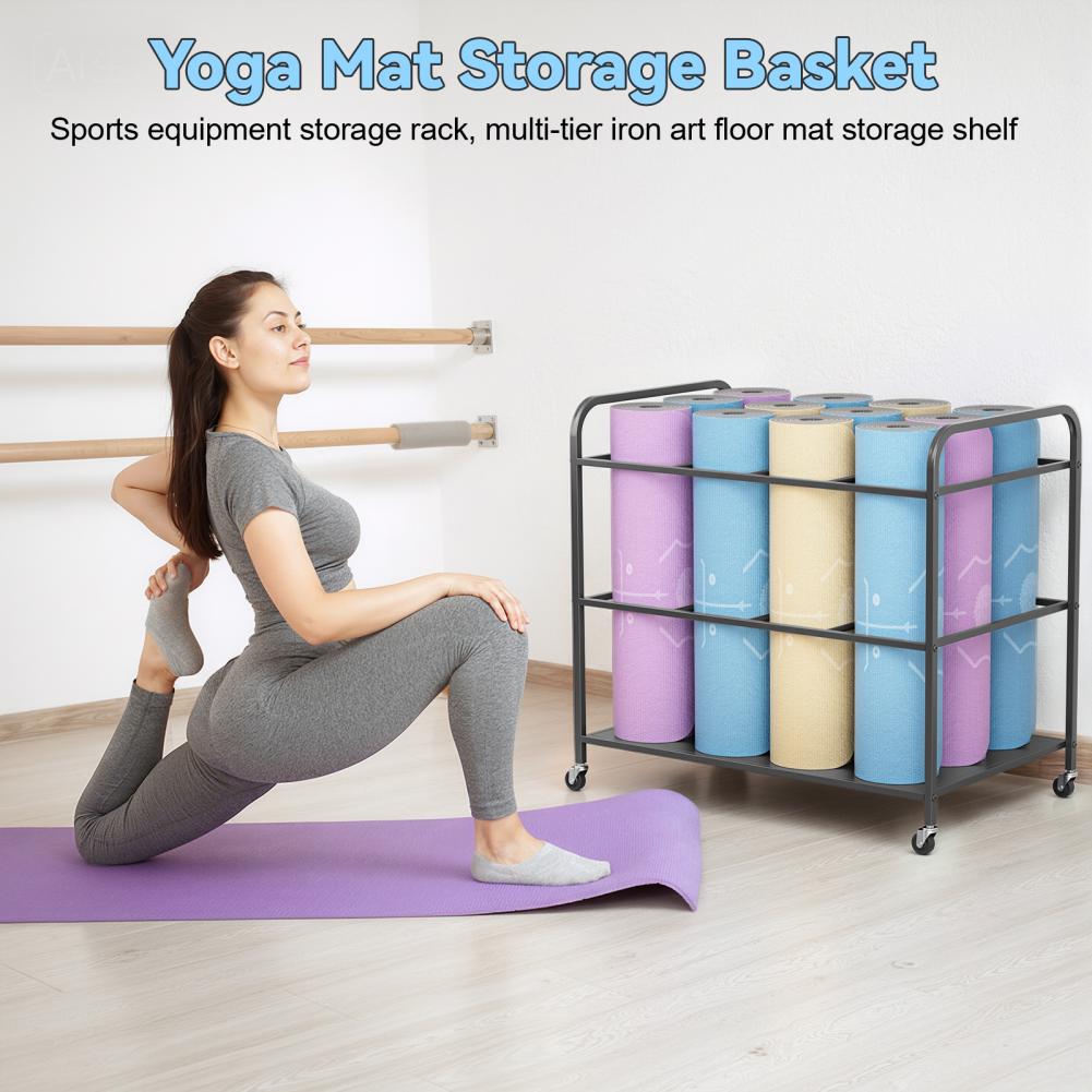 Estante de Almacenamiento para - Home Gym Yoga Mat Storage reseña y precio