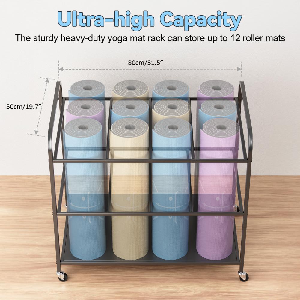 Estante de Almacenamiento para - Home Gym Yoga Mat Storage reseña y precio