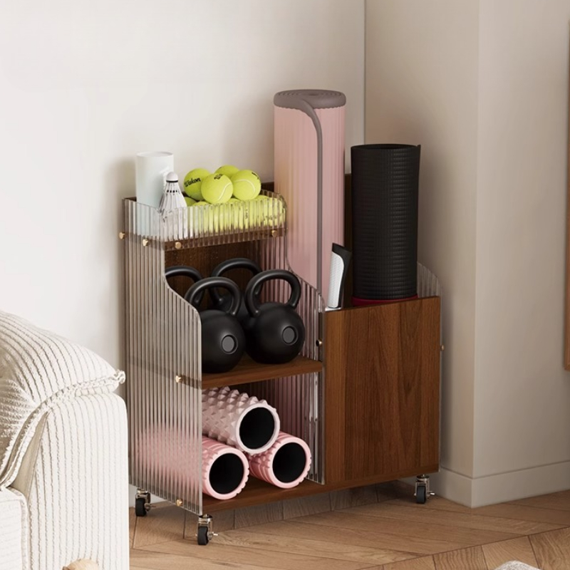 Cesta organizadora de almacena - Home Gym Yoga Mat Storage reseña y precio